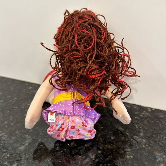 Manhattan Toy Groovy Girls 13" Amara Plush Rag Doll with Dress 2008 - Picture 3 of 7